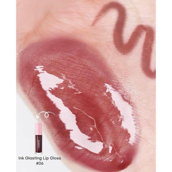 Son Tint Bóng Peripera Ink Glasting Lip Gloss #06 Made It - Hình ảnh 3